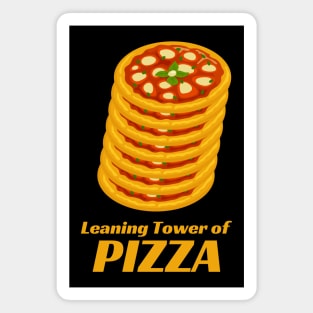 Leaning Tower of Pizza Magnet